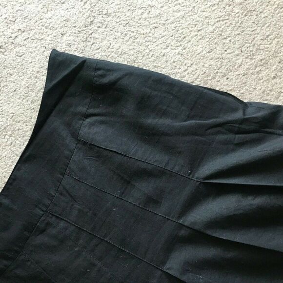 Apostrophe Black Skirt Size 12 100% Cotton - Picture 2 of 5